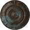 Ekena Millwork Biddix Ceiling Medallion (Fits Canopies up to 7 1/2"), 20 7/8"OD x 1 1/4"P, Bronze Blue Patina CM20BXBBS - alternate 1